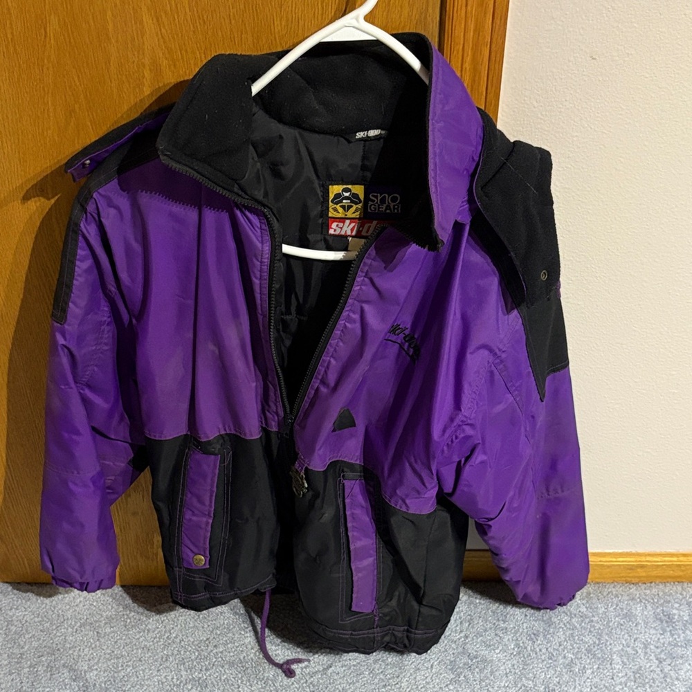 MOVING SALE Ski Gear Kids Purple and Black Jacket